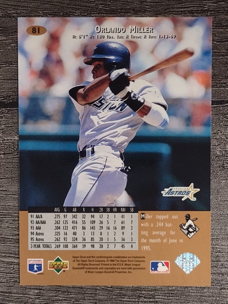 1996 Upper Deck #81 Orlando Miller