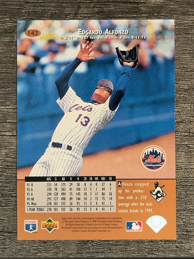 1996 Upper Deck #142 Edgardo Alfonzo