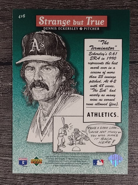 1996 Upper Deck #416 Dennis Eckersley SBT