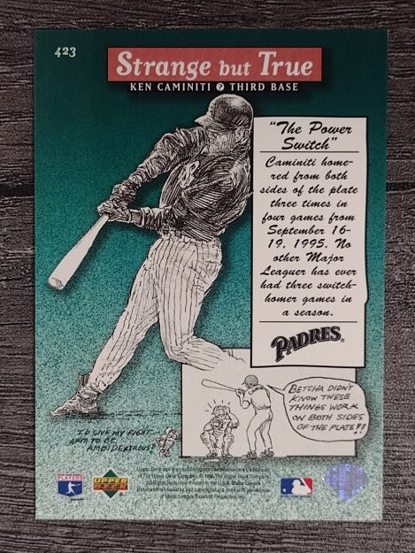 1996 Upper Deck #423 Ken Caminiti SBT