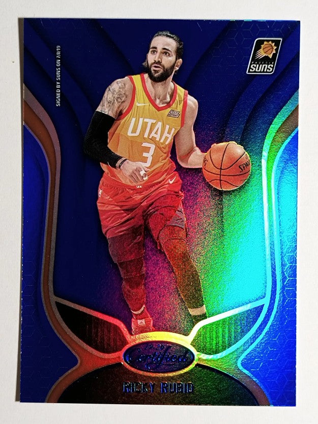 2019-20 Certified Mirror Blue #137 Ricky Rubio