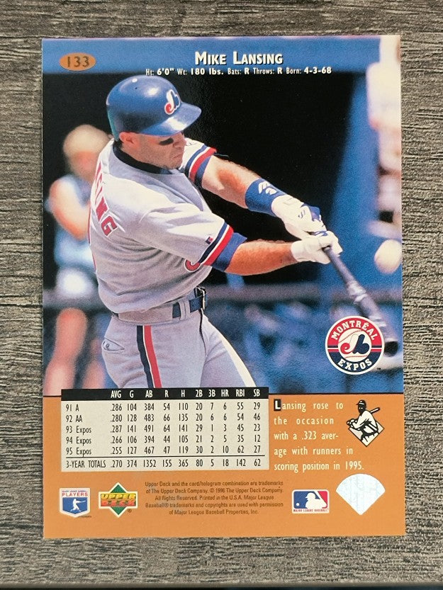 1996 Upper Deck #133 Mike Lansing