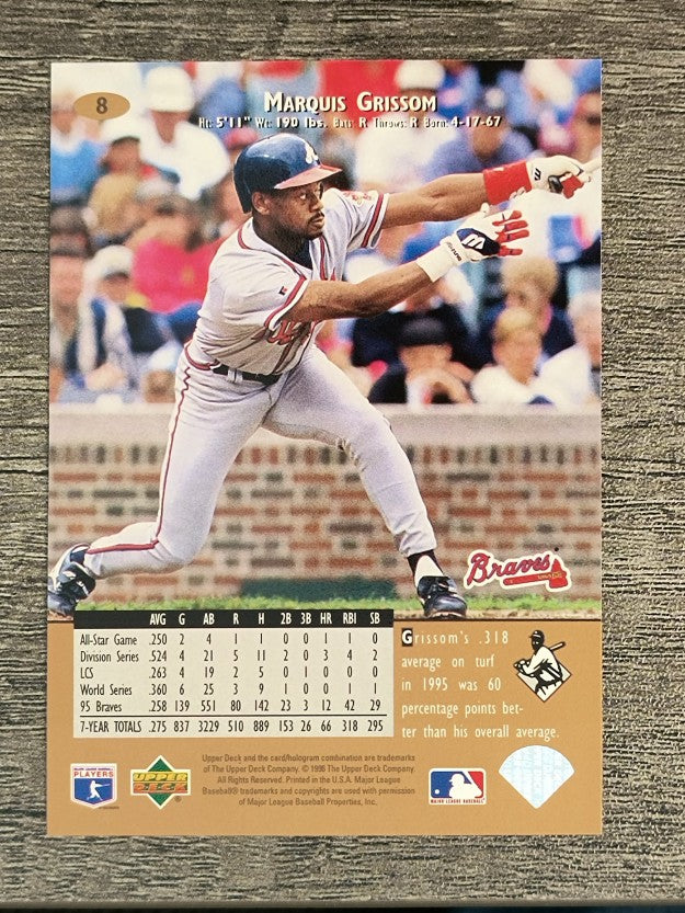 1996 Upper Deck #8 Marquis Grissom