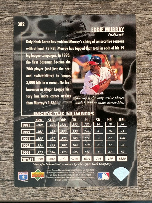 1996 Upper Deck #382 Eddie Murray BG