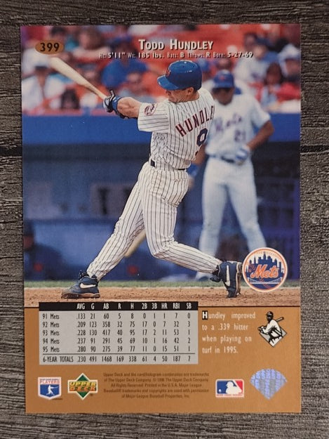 1996 Upper Deck #399 Todd Hundley