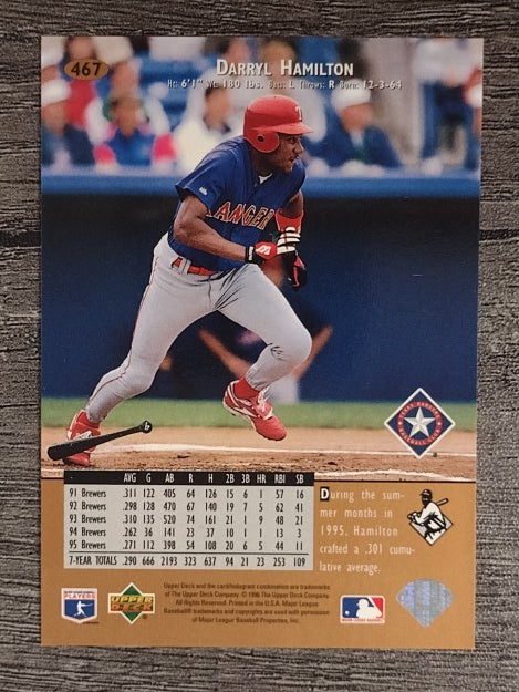 1996 Upper Deck #467 Darryl Hamilton