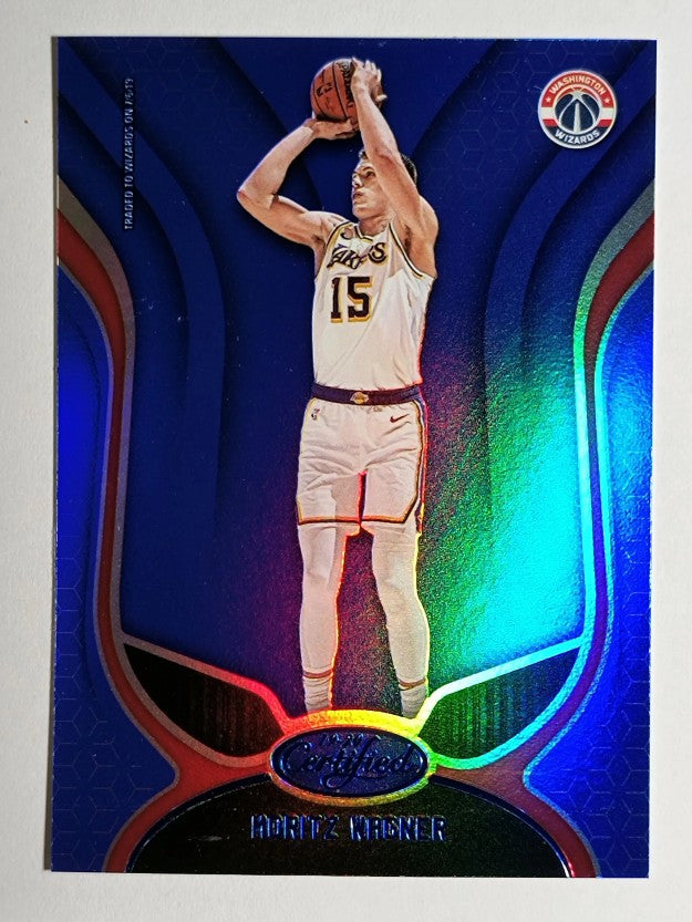2019-20 Certified Mirror Blue #124 Moritz Wagner