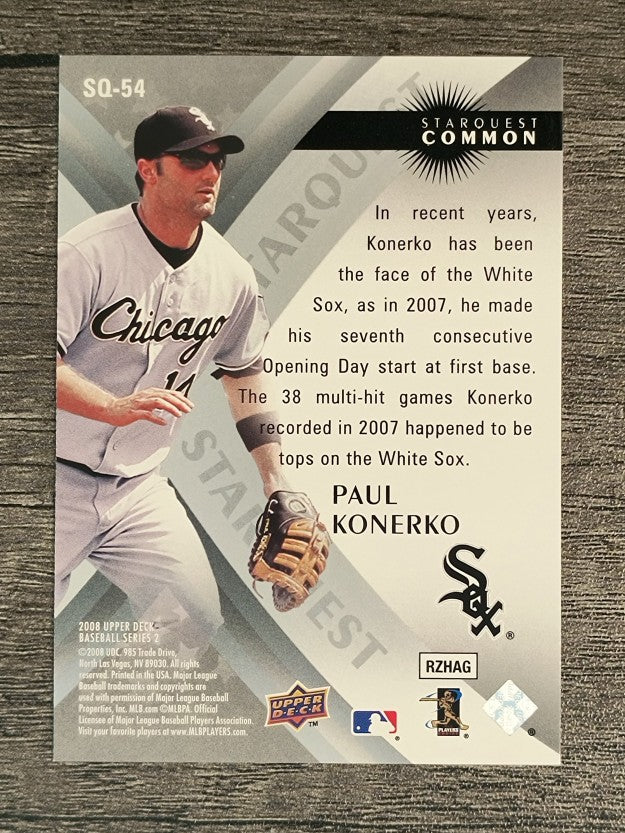 2008 Upper Deck StarQuest #54 Paul Konerko