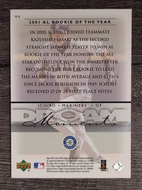 2002 Upper Deck Honor Roll #99 Ichiro Suzuki