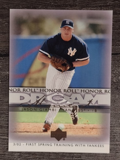 2002 Upper Deck Honor Roll #75 Jason Giambi