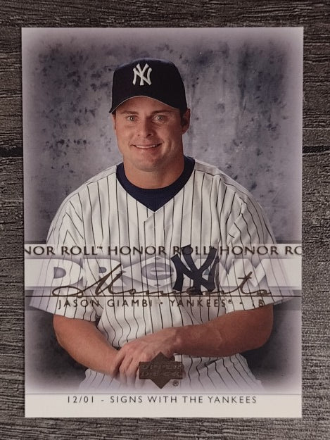 2002 Upper Deck Honor Roll #74 Jason Giambi