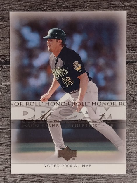2002 Upper Deck Honor Roll #72 Jason Giambi