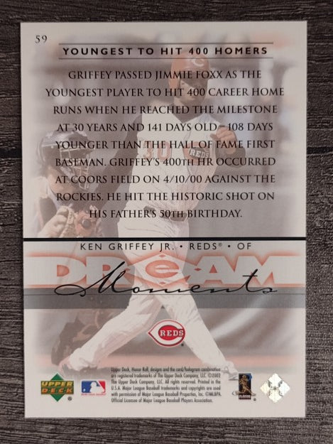 2002 Upper Deck Honor Roll #59 Ken Griffey Jr.