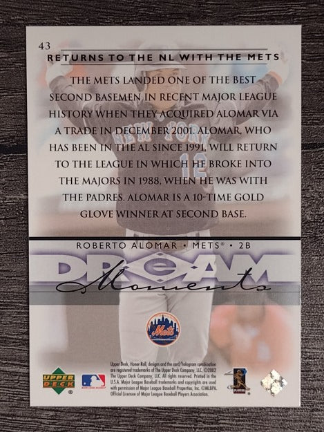 2002 Upper Deck Honor Roll #43 Roberto Alomar