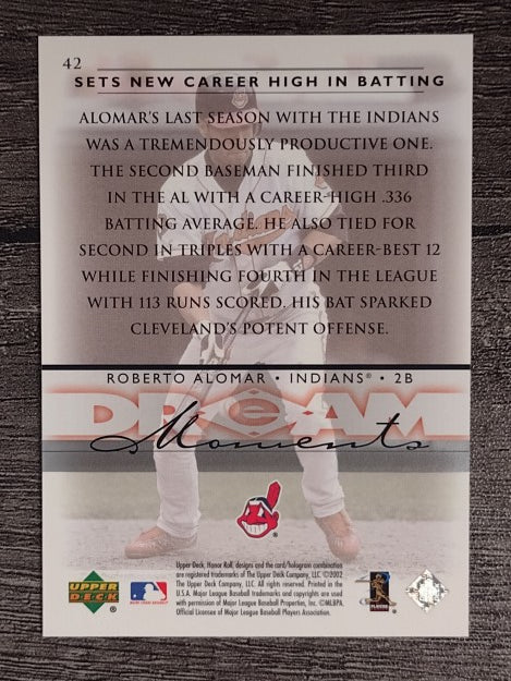 2002 Upper Deck Honor Roll #42 Roberto Alomar