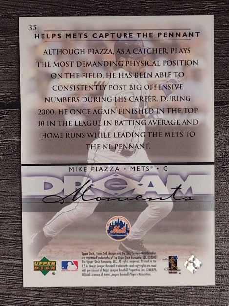 2002 Upper Deck Honor Roll #35 Mike Piazza