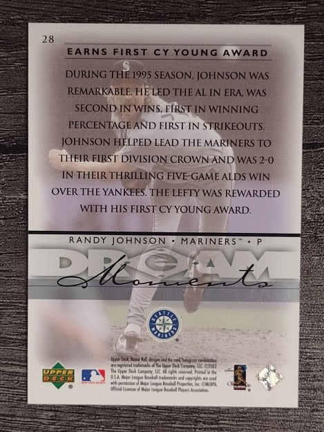 2002 Upper Deck Honor Roll #28 Randy Johnson