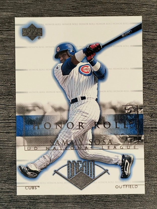 2002 Upper Deck Honor Roll #9 Sammy Sosa NLD9