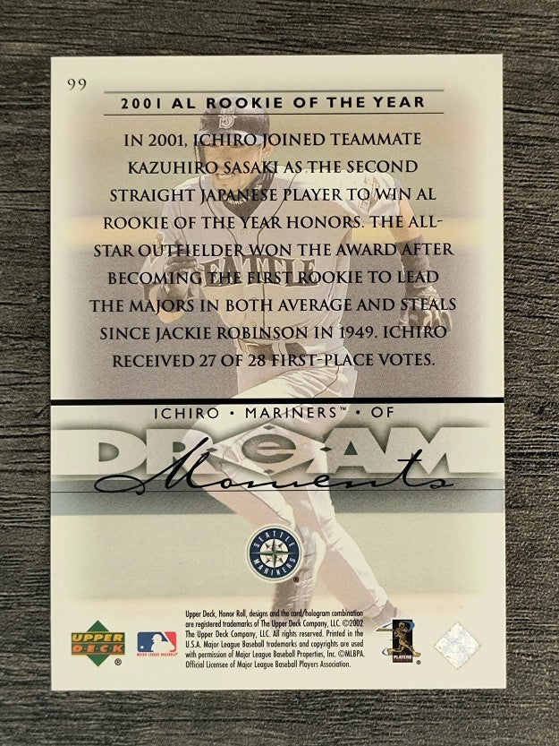 2002 Upper Deck Honor Roll #99 Ichiro Suzuki