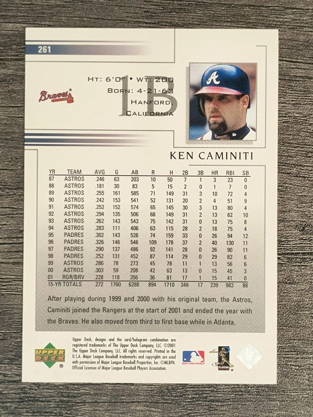 2002 Upper Deck #261 Ken Caminiti