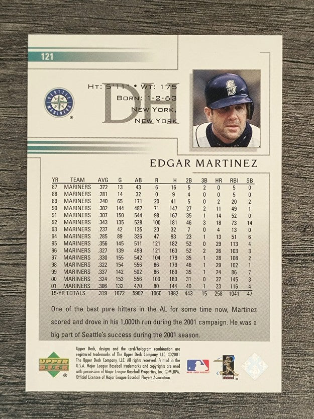 2002 Upper Deck #121 Edgar Martinez