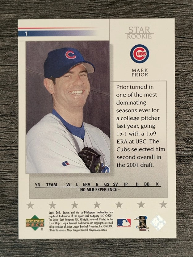 2002 Upper Deck #1 Mark Prior SR (NM)
