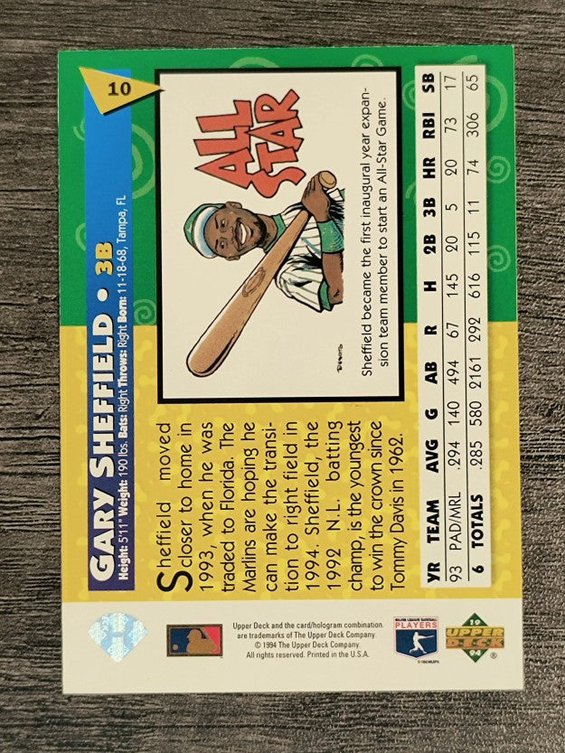 1994 Fun Pack #10 Gary Sheffield