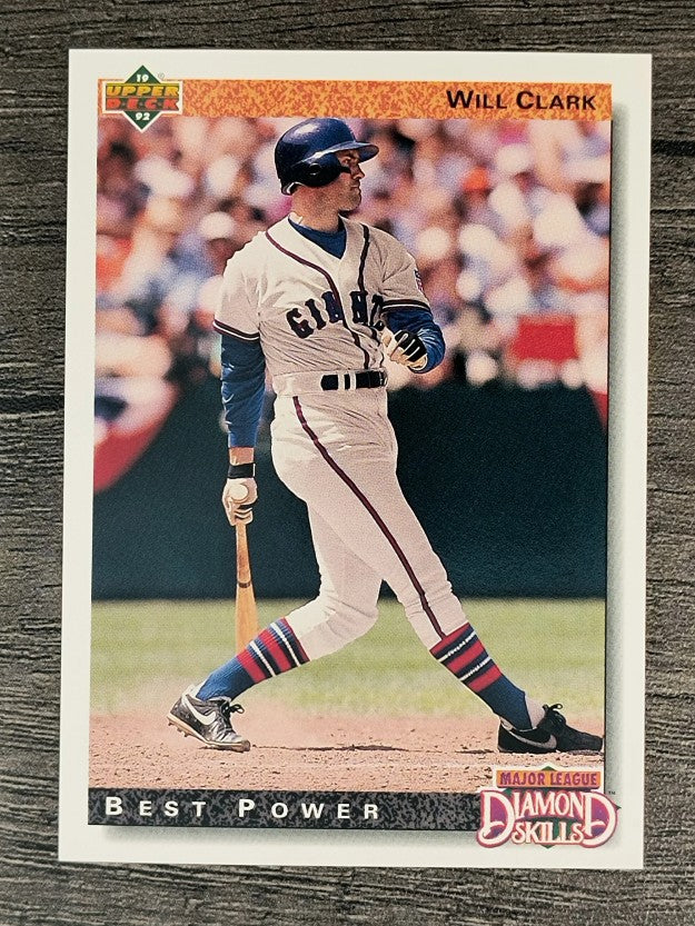 1992 Upper Deck #718 Will Clark DS