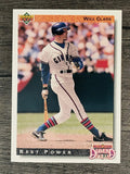 1992 Upper Deck #718 Will Clark DS