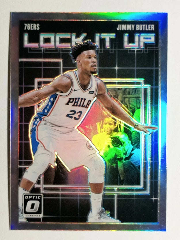 2018-19 Donruss Optic Lock it Up Holo #1 Jimmy Butler