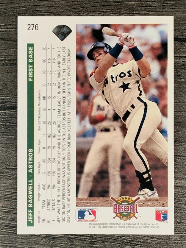 1992 Upper Deck #276 Jeff Bagwell