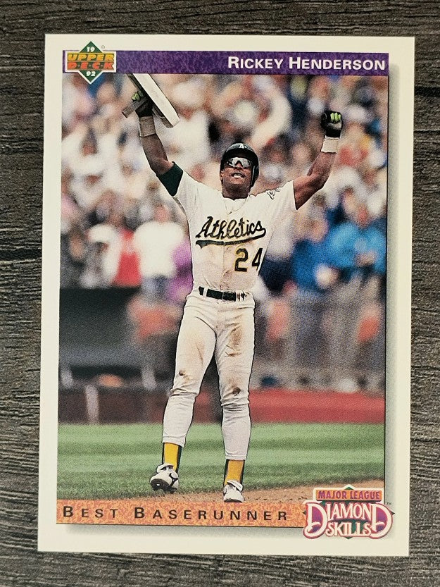 1992 Upper Deck #648 Rickey Henderson DS