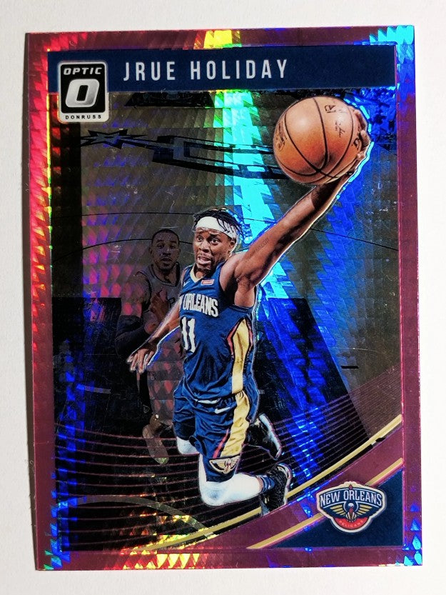 2018-19 Donruss Optic Hyper Pink #17 Jrue Holiday