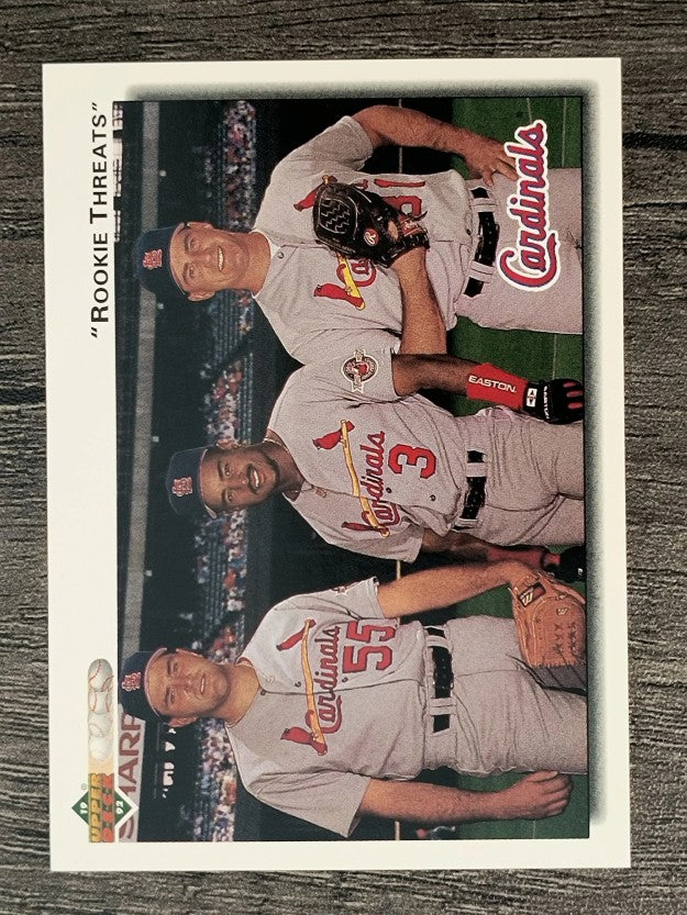 1992 Upper Deck #702 Mike Clark/Donovan Osborne/Brian Jordan