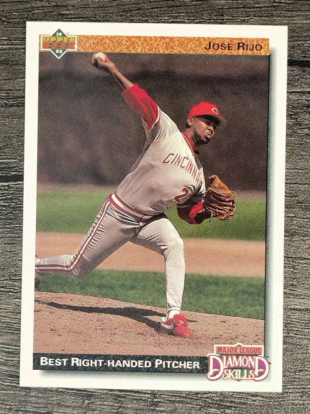 1992 Upper Deck #712 Jose Rijo DS