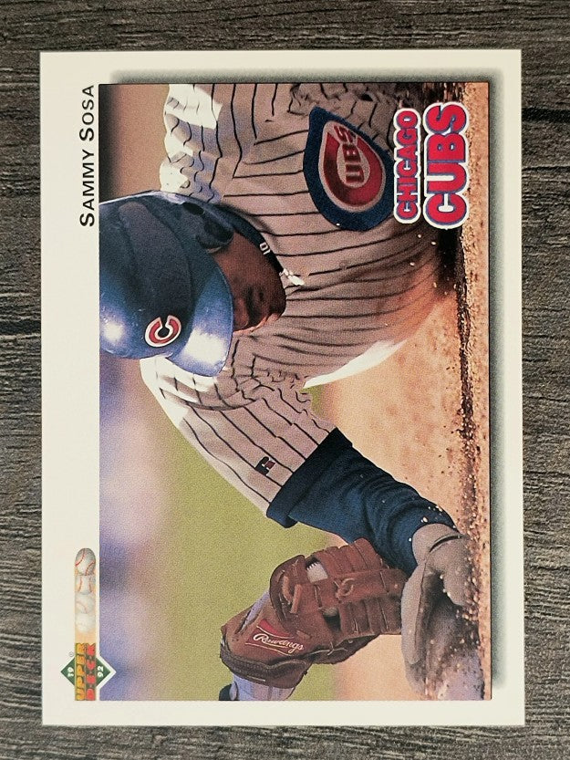 1992 Upper Deck #723 Sammy Sosa Cubs