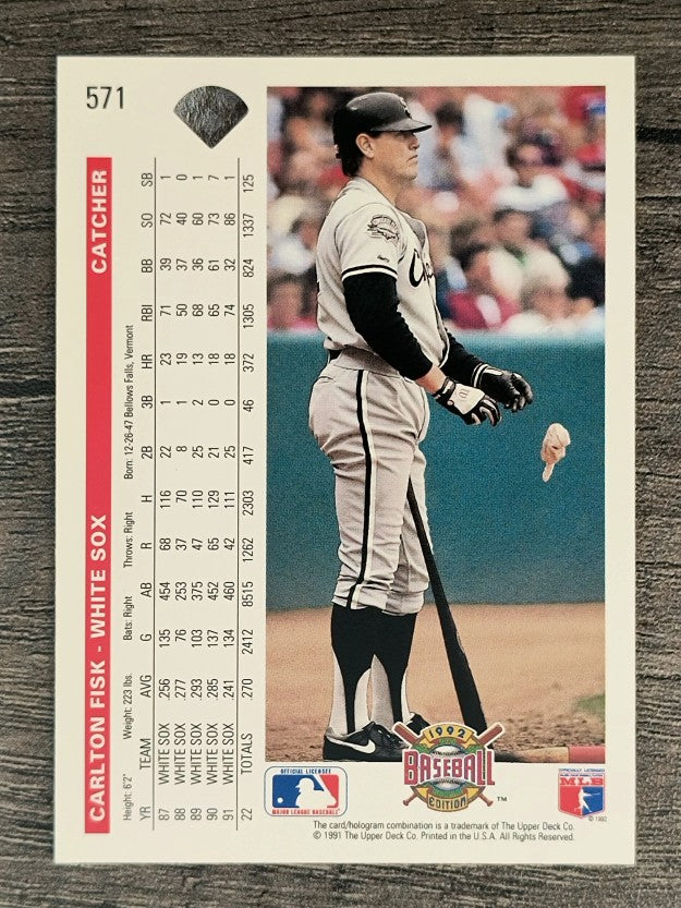 1992 Upper Deck #571 Carlton Fisk