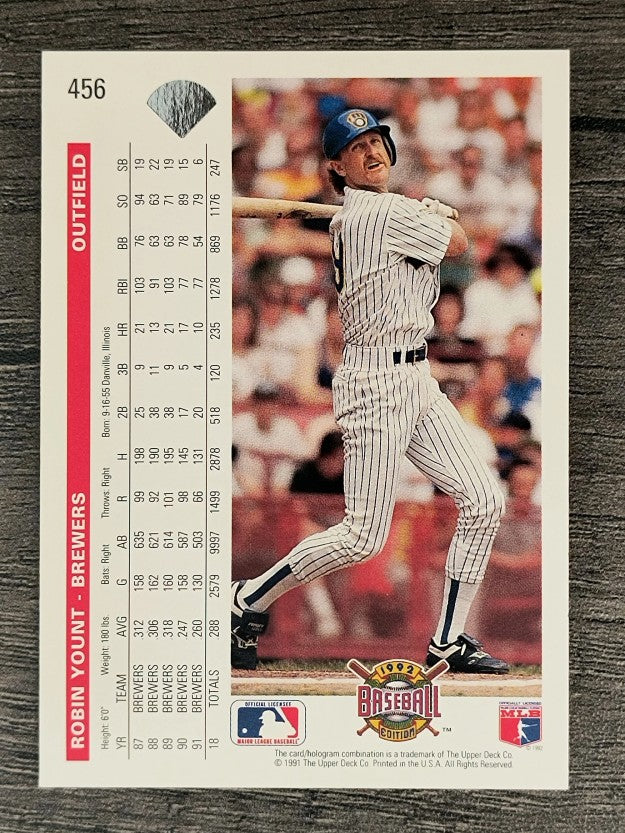 1992 Upper Deck #456 Robin Yount