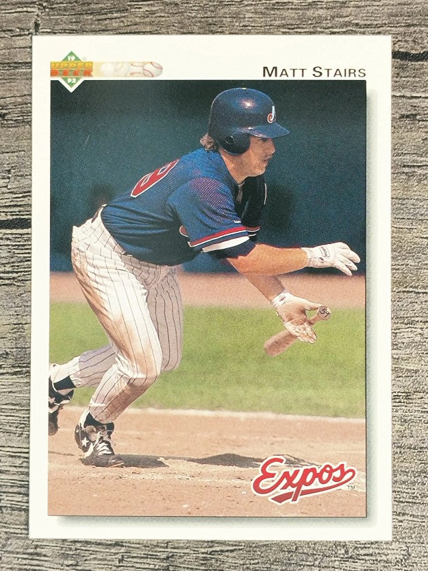 1992 Upper Deck #786 Matt Stairs RC