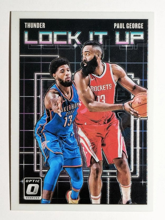 2018-19 Donruss Optic Lock it Up #6 Paul George