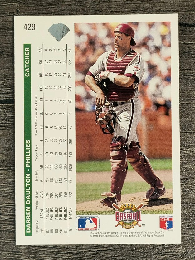 1992 Upper Deck #429 Darren Daulton