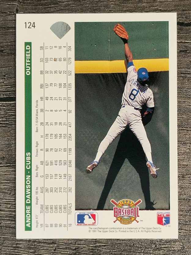 1992 Upper Deck #124 Andre Dawson