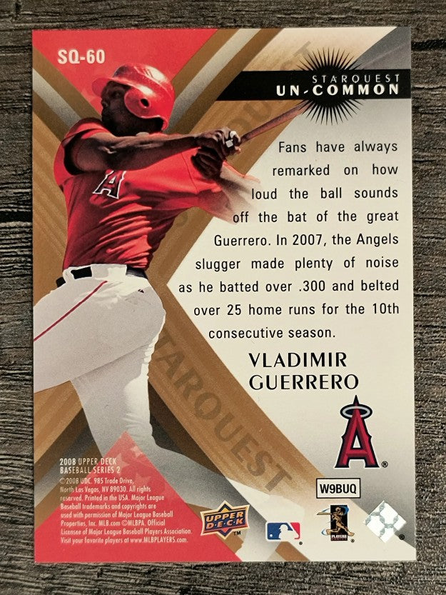 2008 Upper Deck StarQuest Uncommon #60 Vladimir Guerrero