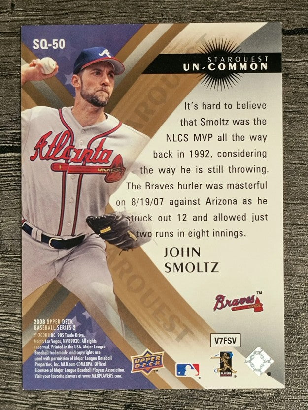 2008 Upper Deck StarQuest Uncommon #50 John Smoltz