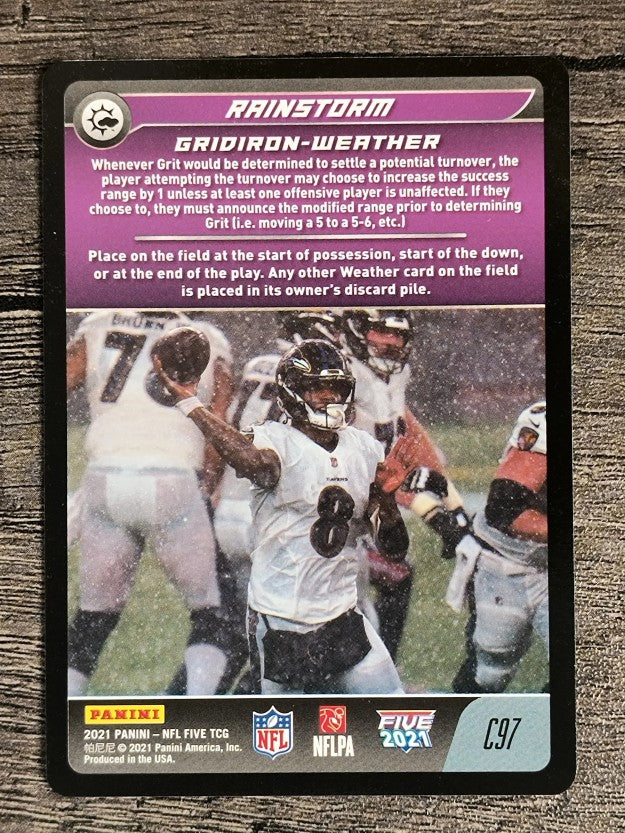 2021 Panini Five Common #C97 Rainstorm