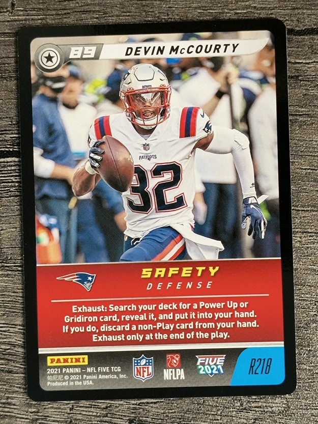 2021 Panini Five Rare #R218 Devin McCourty