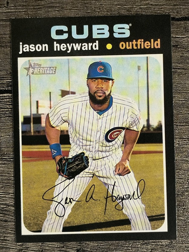 2020 Topps Heritage #427 Jason Heyward SP
