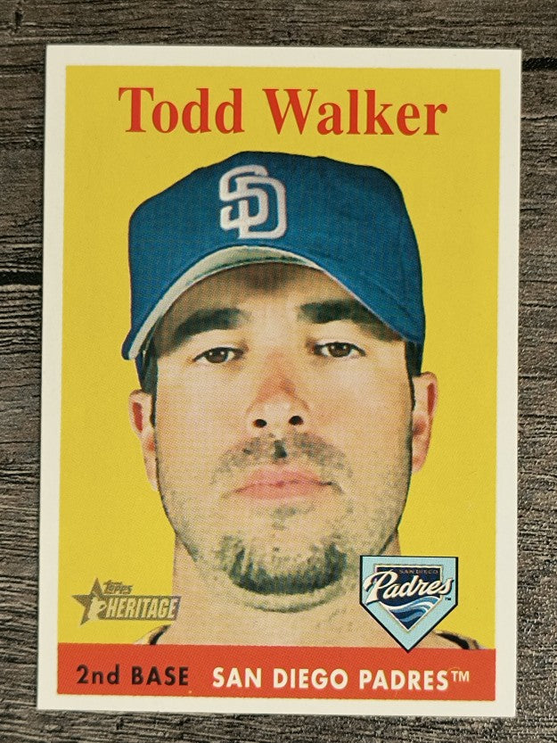 2007 Topps Heritage #338 Todd Walker SP