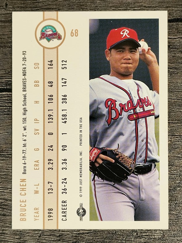 1999 Just #68 Bruce Chen