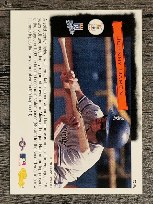 1994 Classic Cream of the Crop #C5 Johnny Damon